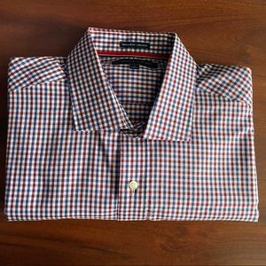 NWT Tommy Hilfiger button up 17 32-32